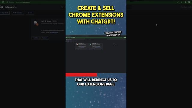 Create & Sell Chrome Extensions With ChatGPT