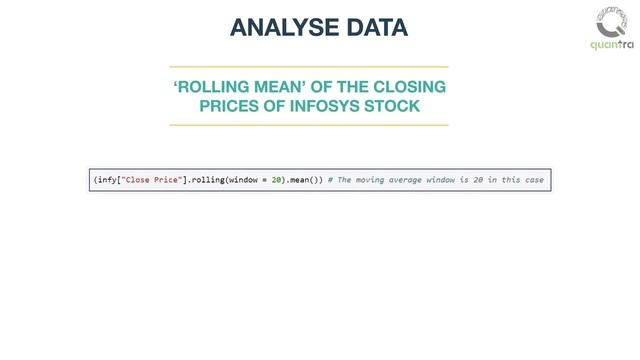 Pandas and Data Manipulation | Python for Trading | Quantra Free Course
