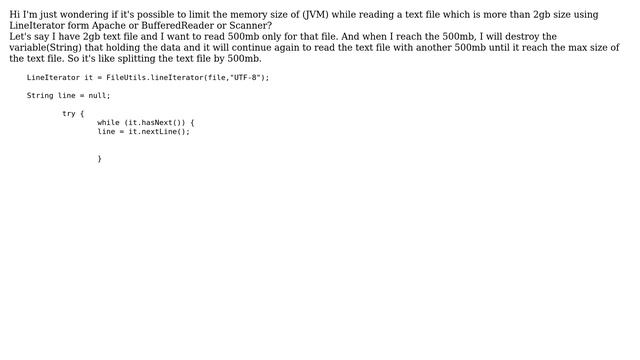 Java reading file with specifying memory limit смотреть онлайн