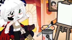 So why are you drawing?||Gacha club||Undertale Au||vampire verse Au||✨💛Fallacy(Error) x Encre(Ink)💚