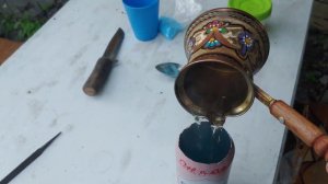 воронение клинка за две минуты !