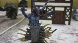 Painted Frostgrave Demons - Chilopendra and Demon Centipede - Forgotten Pacts For Frostgrave