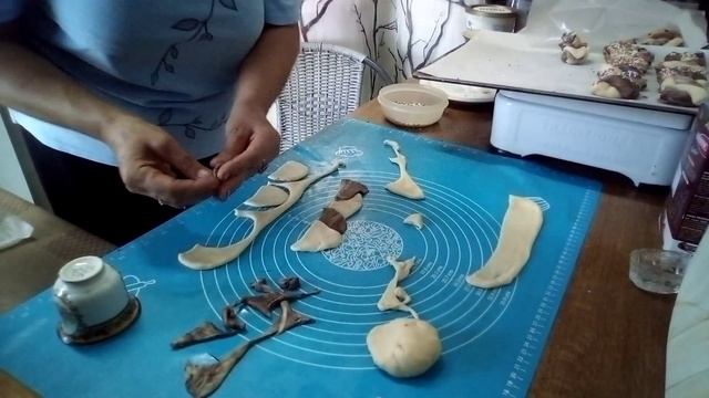 Part - 2  ФОРМИРУЕМ  печенья ? + БУЛОЧКИ рулеты. ?☀️вкусная выпечка. ☕?