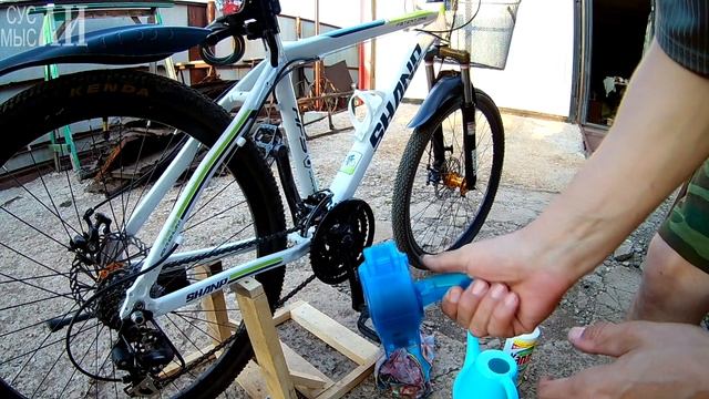 Приспособление для чистки цепи на велосипеде смотреть онлайн