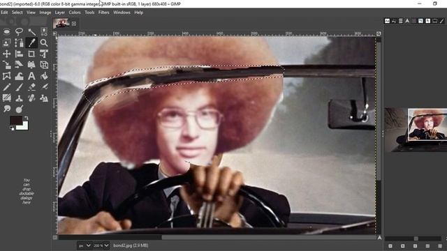 Using zoom and paths tool to blend in GIMP 2.10 смотреть онлайн