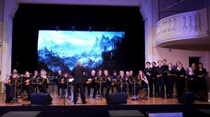 Skyrim - Dragonborn Theme/Драконорожденный. Камерный хор и Ансамбль народных инструментов ДК МЭИ