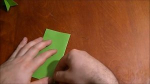 Как самому сделать ёлочку из бумаги. Вариант 1