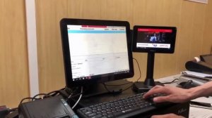 Оплата по QR-коду с помощью дисплея покупателя "POScenter L716" во Frontol 6