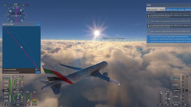MSFS2020 Xbox. From Algeria to Palma de Mallorca смотреть онлайн