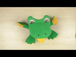 Логопедическая кукла с подвижным языком "Лягушка"