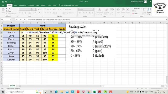 Automatic Grade Sheet In Excel | How to Create Grade Sheet using Excel смотреть онлайн