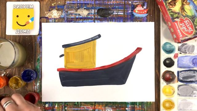 Как нарисовать КОРАБЛЬ/ Рисуем ТРАНСПОРТ/ Виды кораблей смотреть онлайн
