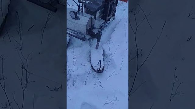 Покатушки, самодельный лыжный модуль,для мотособаки. часть 3 смотреть онлайн