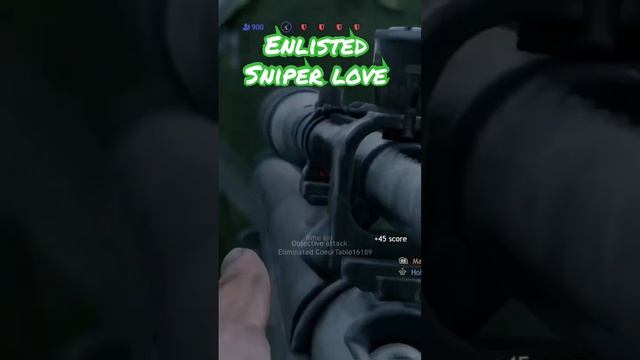 Enlisted sniper love gameplay