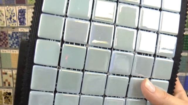 Люминесцентная стеклянная мозаика