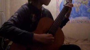 Бурре на гитаре И.С.Бах