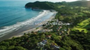 Satellite data processing examples in Image Media Center software Nicaragua