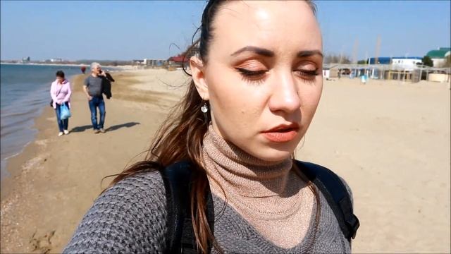 Привет с моря! Весенняя прогулка. Анапа 2018 Влог смотреть онлайн