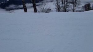 Роза хутор / первый раз на лыжах 01.2024