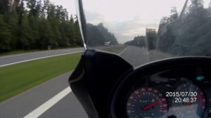 Yamaha XJ900 Diversion 1996 acceleration and top speed (разгон и максимальная скорость)