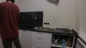 Делаю фартук из керамогранита, ремонт кухни ч.7