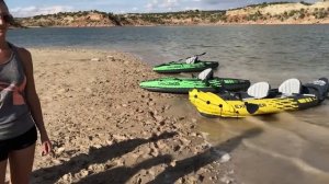 Intex Challenger K2 vs Intex Explorer K2 Kayak Unboxing Review and Side by Side Comparison Part 2