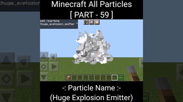 Part 59 | Huge Explosion Particle | All Minecraft Particles | Minecraft PE |#shorts #short смотреть онлайн