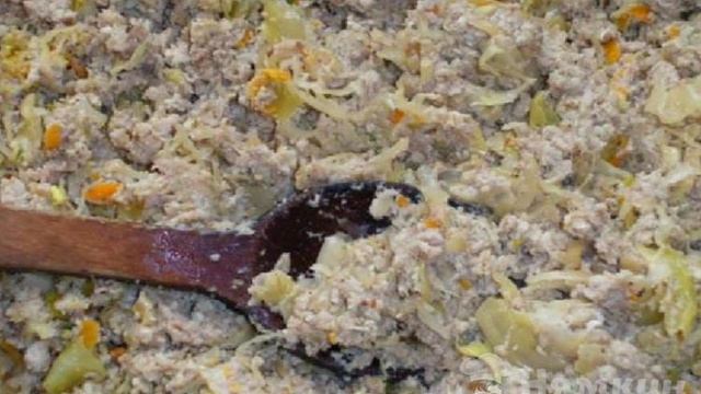 Пельмени с квашеной капустой и мясом