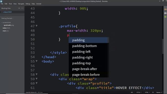 Swipe Light Hover Effect with CSS 3 -  CSS 3 Effects