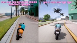 GTA: Vice City Definitive Edition vs GTA 5 Vice City Map Mod! Which is Better?