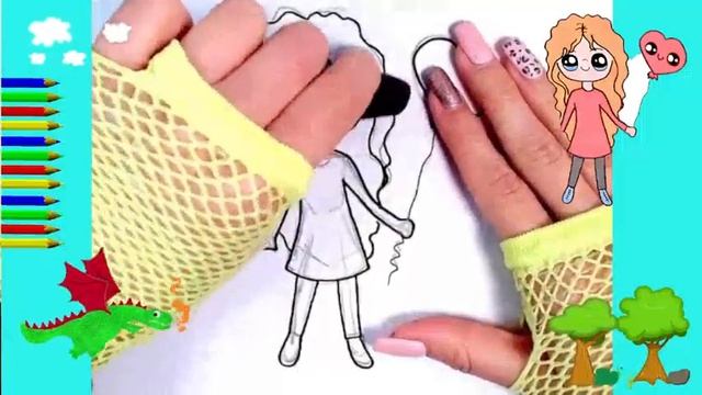 Как нарисовать МИЛЫЙ. просто, Рисунки для начинающих. милашка смотреть онлайн