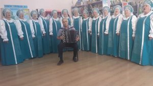 "Необъятная степь Оренбургской земли, вокально-хоровой ансамбль ,,Селяне,, рук-ль Азикова Е.В,