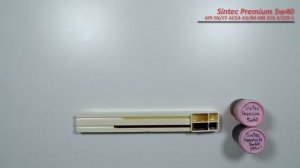 Sintec Premium 5w40 (отработка из Mercedes 8 685 км., 193 м.ч., турбо-бензин).
