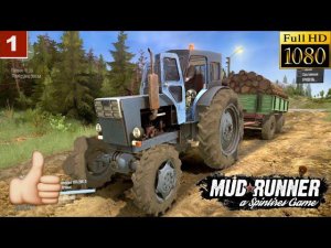 Spintires: MudRunner Gameplay Обзор мода Т 40 АМ Приватный мод