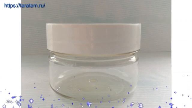 Баночка 75 мл прозрачного цвета с белой винтовой крышкой производства Россия смотреть онлайн
