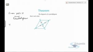 Mathematics Grade 9 - | Angle | Parallelogram | Diagonals of Quadrilaterals |