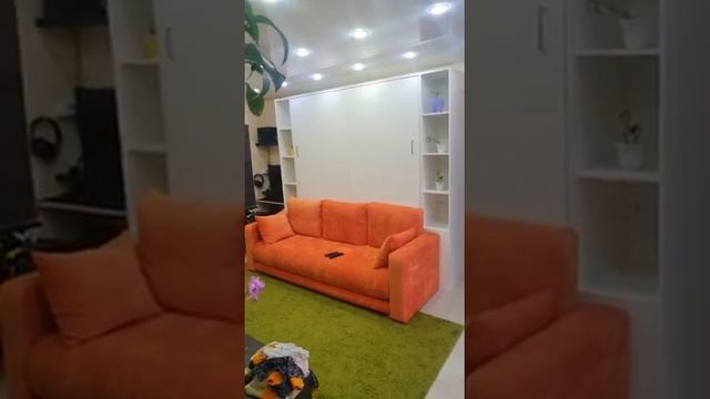 Шкаф кровать трансформер с диваном (артикул: 0293)
