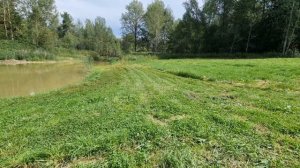 Райдер Husqvarna 214TC ! Косим траву подготовка к осени!