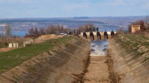 Жигулевская оросительная система / Как заполняется оросительный канал?