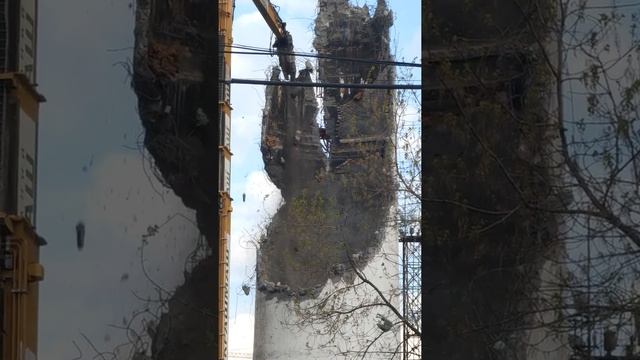 Демонтаж трубы на территорий ЖК Павелецкая Сити