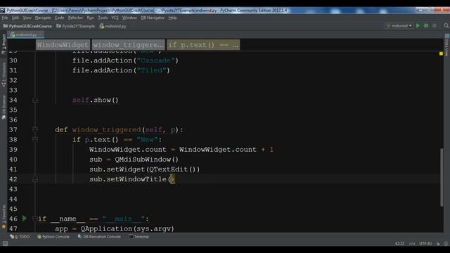 Python Multi Document Interface (MDI) Application with Pyside2 смотреть онлайн