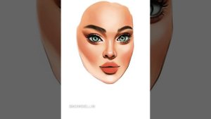 Процесс рисования в procreate