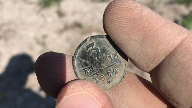 Монета- три чентезимо. Кладоискатели Украина.#74 смотреть онлайн