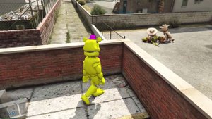 КАК РОКСТАР АНИМАТРОНИКИ СПАСАЛИ ЧИКУ ОТ МОНСТРОВ! ГТА 5 МОДЫ ФНАФ Анимация GTA MODS