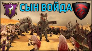 Сын Войда | Вампиры vs Темные Эльфы | Лэнды | Total War: WARHAMMER 3