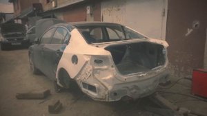Замена задней части кузова Мазды 6
