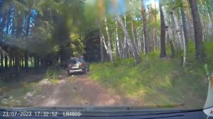 Форд Фокус 3, езда по лесной грунтовке за Дастером: колея, подъемы/спуски, камни, лёгкое бездорожье