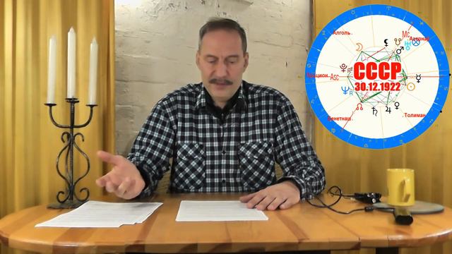 Почему СССР развалился в 1991 году | Астрологический анализ разворотов карты Советского Союза