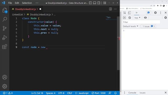 Data Structure and Algorithms Bangla #52 Doubly linked list and Node Class Constructor Boilerplate