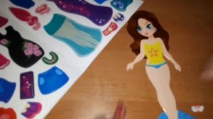 Книга для девочек «Fashion Look» Бумажная кукла Развивающая игра Одень Куклу